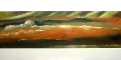 Riverbank Reflections 120cm x 60cm